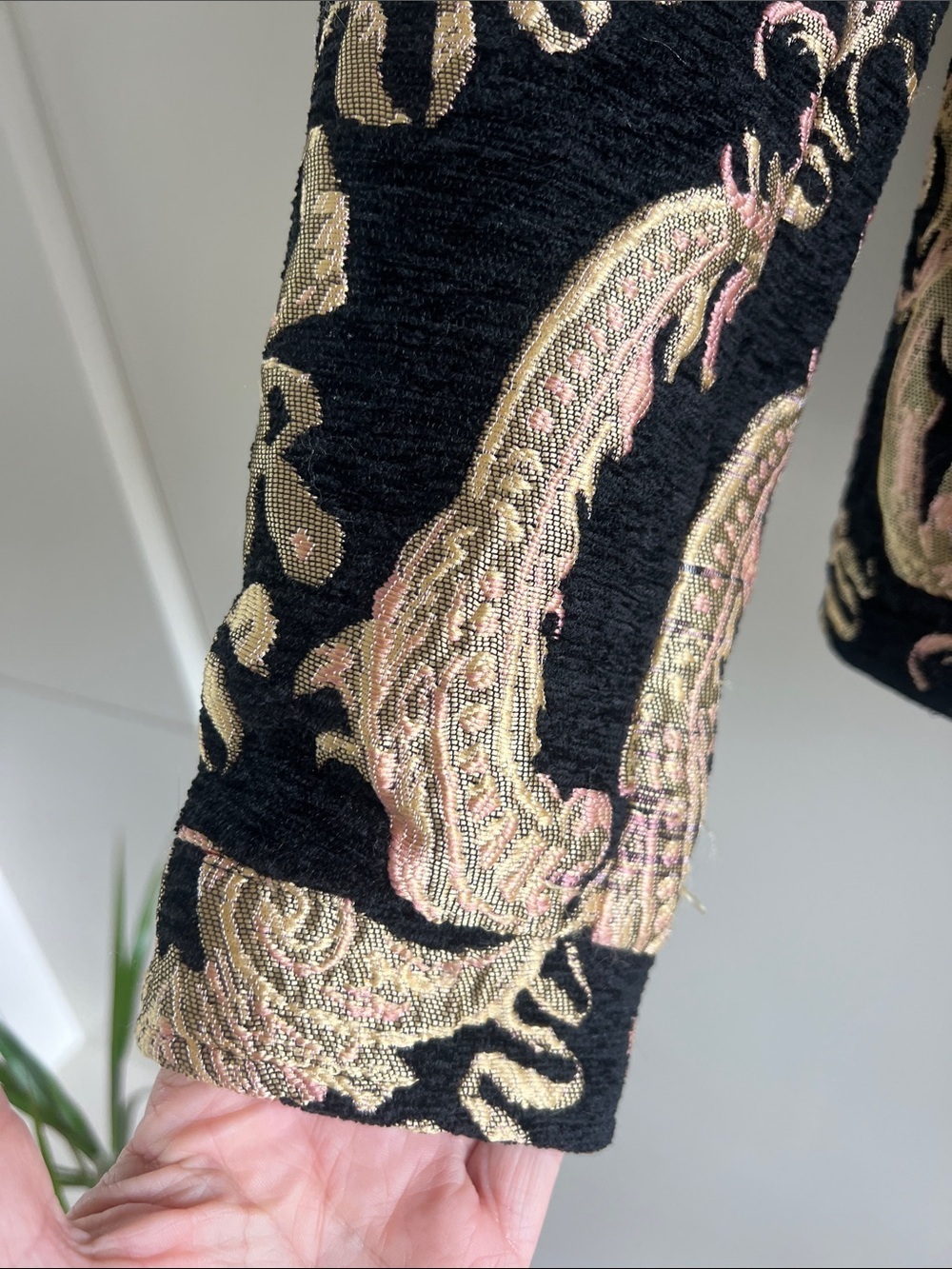 Brocade Tapestry Moto Style Jacket - Picture 6 of 16